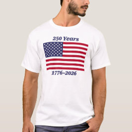Patriotiskt 250 år 1776-2026 t shirt