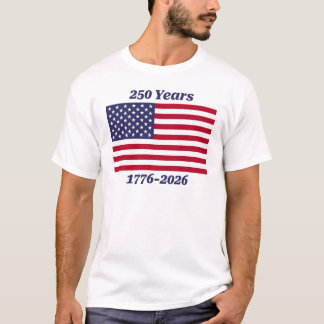 Patriotiskt 250 år 1776-2026 t shirt