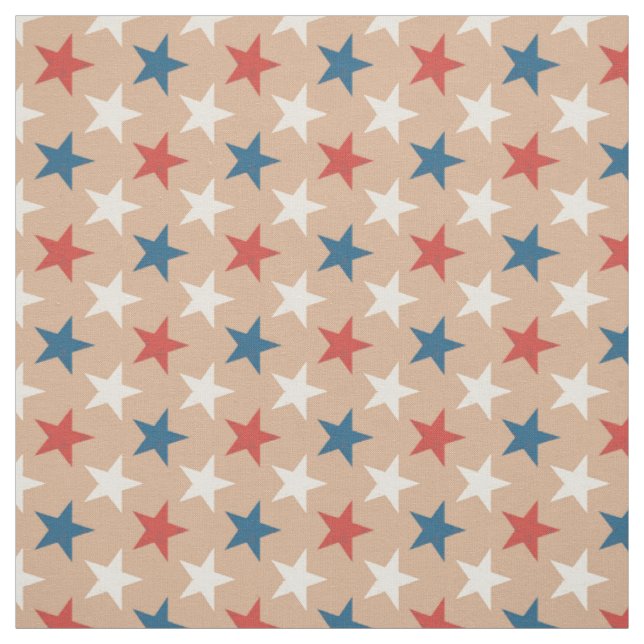 Patriotiskt amerikanska stjärnor mönster tyg (Provkarta)