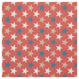 Patriotiskt amerikanska stjärnor mönster tyg