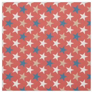 Patriotiskt amerikanska stjärnor mönster tyg