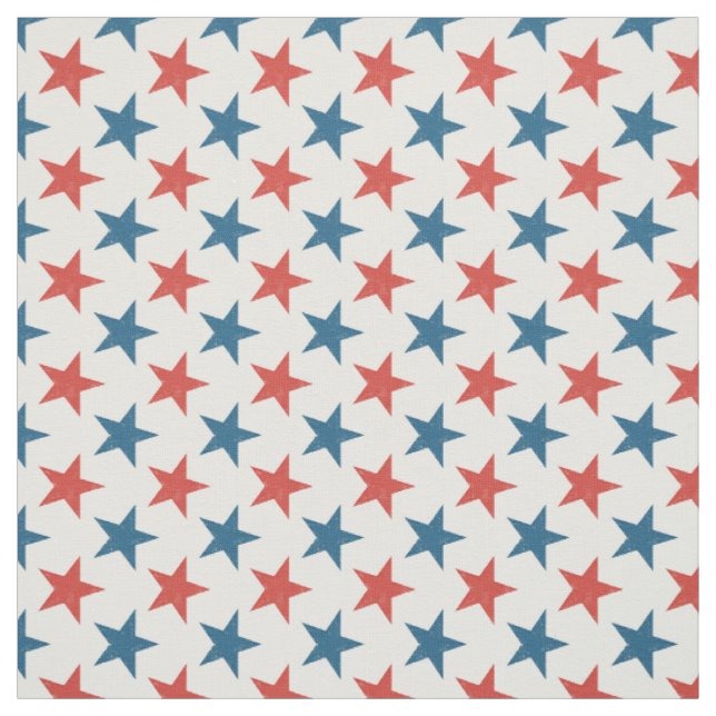 Patriotiskt amerikanska stjärnor mönster tyg (Provkarta)