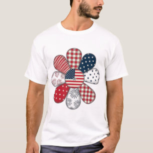 Patriotiskt blommig vintage vektor skjorta design_ t shirt
