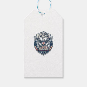 Patriotiskt bokklubb Vector Graphic T-shirt (2) Presentetikett