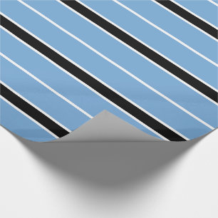 Patriotiskt Botswana Flagga Inpackningspapper Presentpapper