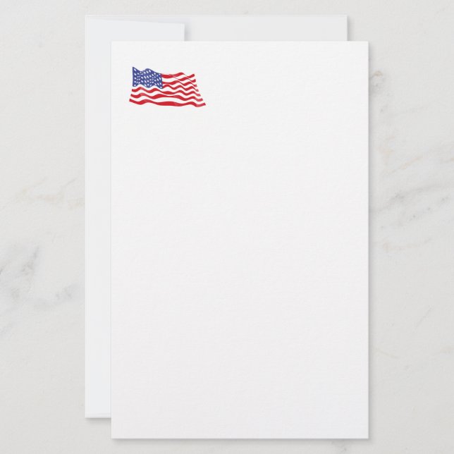 Patriotiskt brevpapper (Framsida)