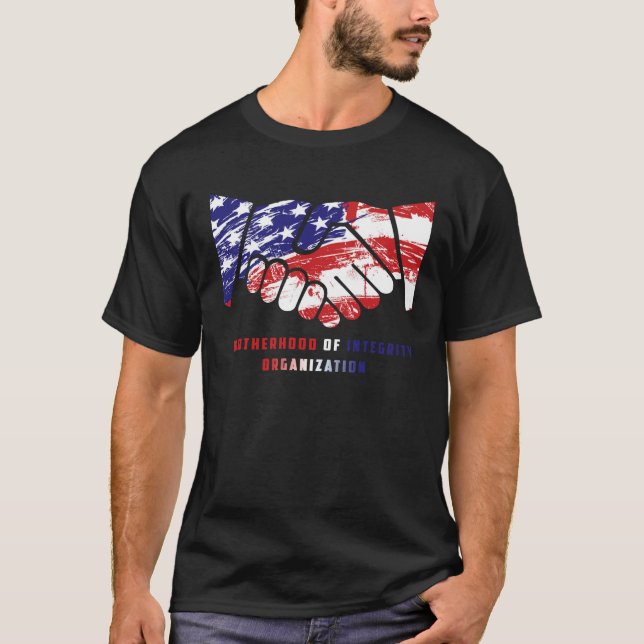 Patriotiskt brödraskap av t shirt (Framsida)
