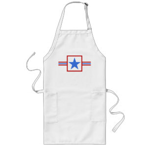 Patriotiskt förkläde för modern amerikan för Folk