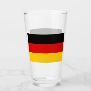 Patriotiskt glas kopp med Tyskland flagga