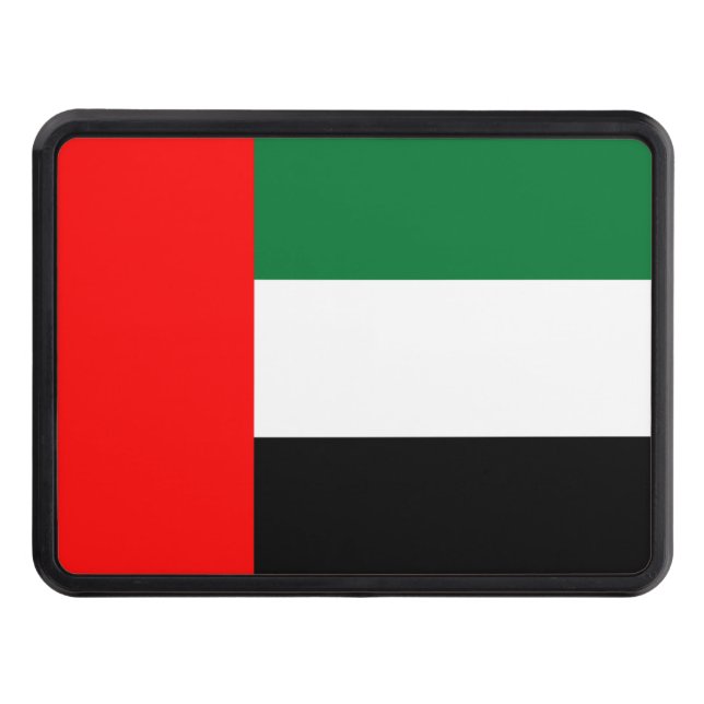 Patriotiskt hisstäcke med Flagga av UAE Dragkroksskydd (Framsidan)