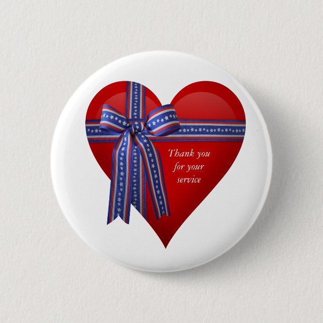 Patriotiskt hjärta-grafik knapp (Framsida)