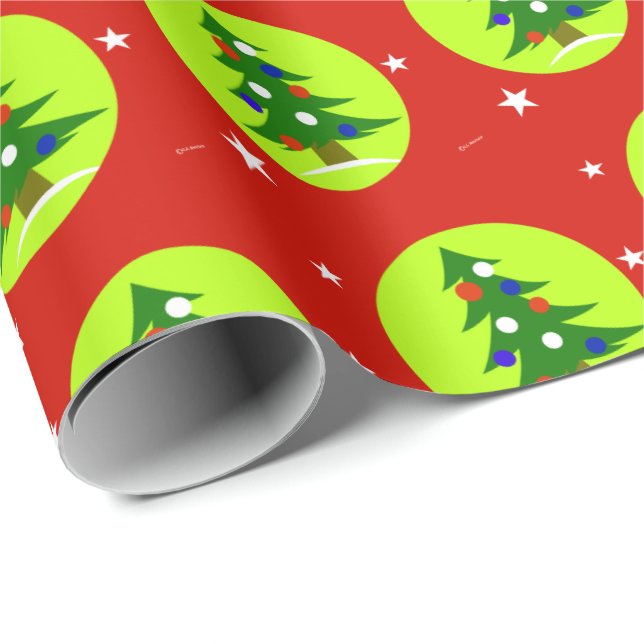 Patriotiskt julklappspapper presentpapper (Rullad Hörn)