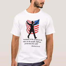 Patriotiskt Lincoln-citat 4 juli T Shirt