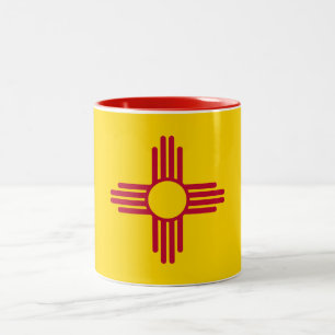 Patriotiskt nytt - mexico statlig flagga Två-Tonad mugg