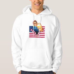 Patriotiskt OCH feministiskt Sweatshirt