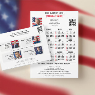Patriotiskt politiskt val QR-kod 2026 Kalender