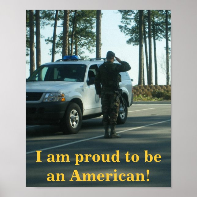 Patriotiskt Pride1 Poster (Framsidan)