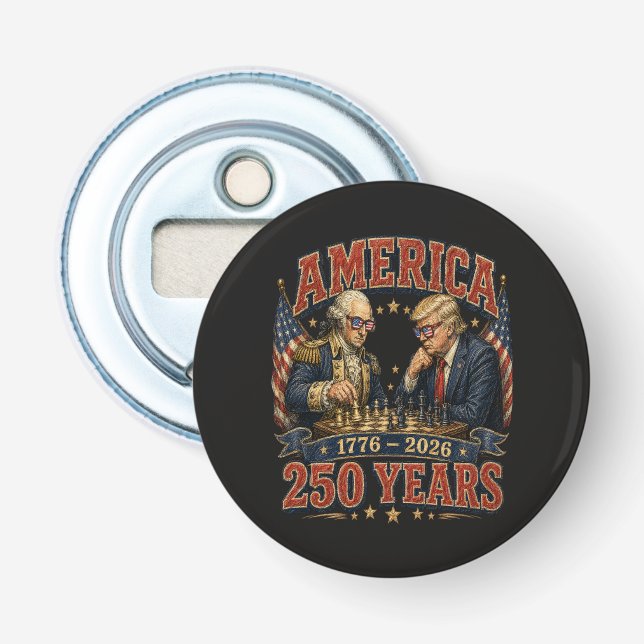 Patriotiskt schack 250 flasköppnare (Framsidan)