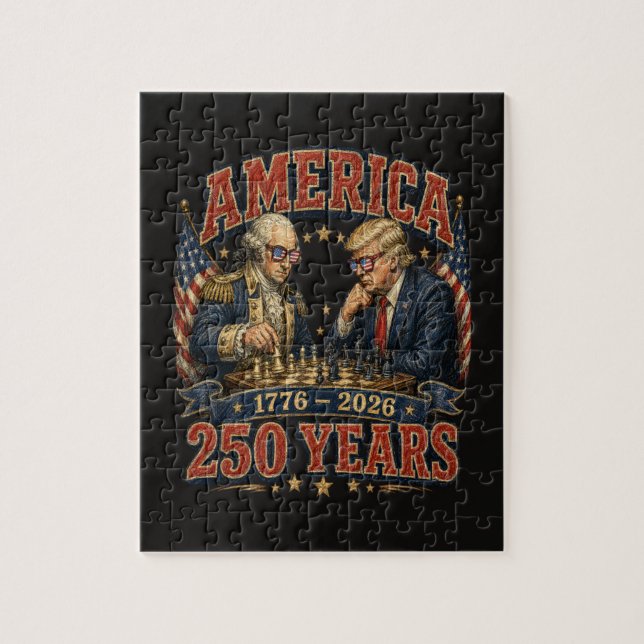 Patriotiskt schack 250 pussel (Vertikal)