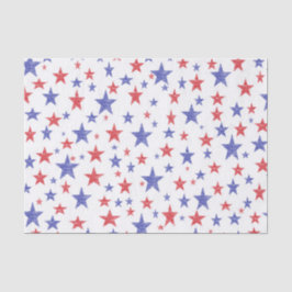 Patriotiskt stjärnasilkespapperpapper