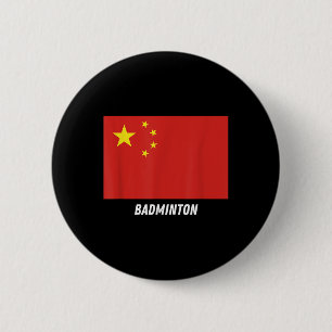 Patriotiskt stöd badminton Kina Team Sport Kina Knapp