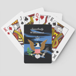 Patriotiskt symbol för USA - personalisera Casinokort