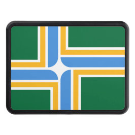 Patriotiskt täcke med Flagga av Portland Dragkroksskydd