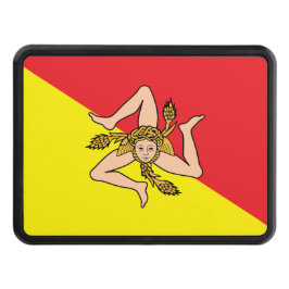 Patriotiskt täcke med Flagga från Sicilien Dragkroksskydd