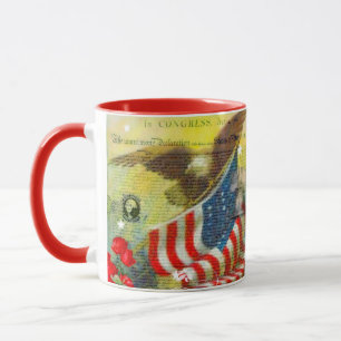 Patriotiskt tema mugg