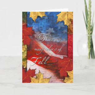 Patriotiskt thanksgivingkort helgkort