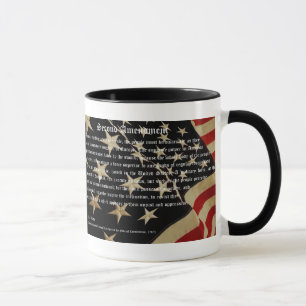 Patriotiskt understödja rättelsekaffemuggen mugg
