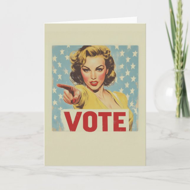 Patriotiskt upprop: Rösta! Inbjudan (Framsida)