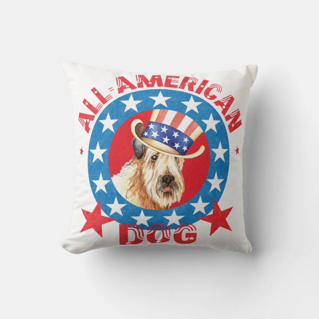 Patriotiskt Wheaten Kudde (Framsida)