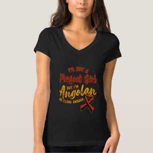 Patriotism Angolas södra Afrika Luanda Land hamn T Shirt