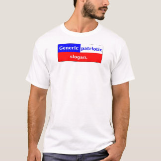 Patriotism är inte en fad. t shirt