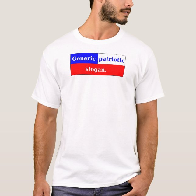 Patriotism är inte en fad. t shirt (Framsida)