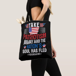 Patriotism är nationens själ tygkasse