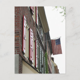 Patriotism Colonial Stil Vykort