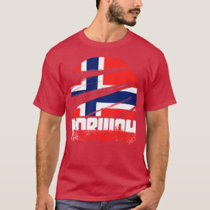 patriotism i norgens flagga t shirt
