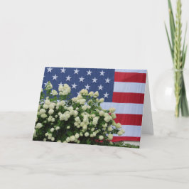 Patriotism i visning kort