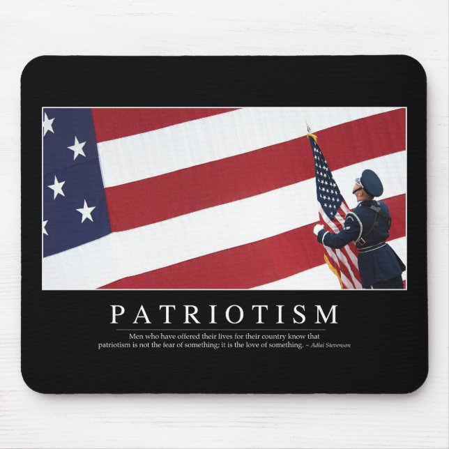Patriotism: inspirationsoffert musmatta (Framsidan)