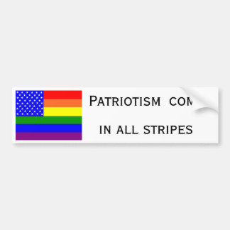 Patriotism kommer sammanlagt randar bildekal