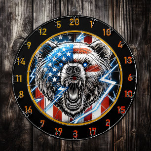 Patriotismens och dess starka sida darttavla