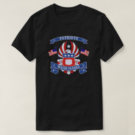 Patriots Bära Masks American Eagle T Shirt