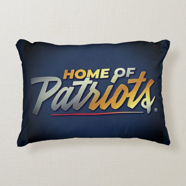 Patriots hem prydnadskudde (Framsidan)