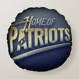 Patriots hem rund kudde