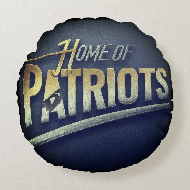 Patriots hem rund kudde (Framsidan)