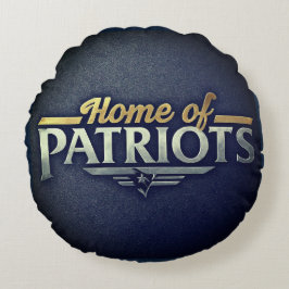 Patriots hem rund kudde