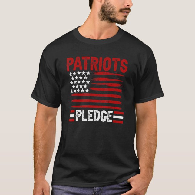Patriots Pledge 3 T Shirt (Framsida)