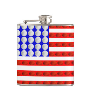 Patriots Vinyl Wrapped Flask Fickplunta